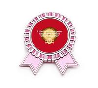 Broche d'extinction humaine respectueuse de l'environnement Rose, M, Métal