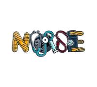 Broche d'infirmière, lettrage stylisé, X1, breloque lettre médicale, accessoire de revers, épingle, pour sac à dos, sac à main, vêtements, fourre-tout, manteau, style, travail, rendez-vous, fête