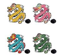 Broche Dragon Rétro Accessoires Vintage Col Pin Insigne Décorer Broches Délicates Décoration pour costumes et chemises