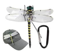 Broche Dragonfly - Fausse artificielle - décorative - Artisanat décoratif pour contre les mouches de camping - Fournitures pour barbecue dans la cour