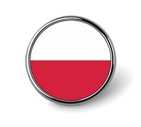 Broche Drapeau De La République De Pologne Pour Chemises - Boutons De Pudeur Épingles Pour Couvrir Les Chemisiers Boutons Invisibles De Sécurité Broches Fixes Pour Sacs T-Shirts Et Autres Vêtements
