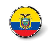 Broche Drapeau De La République D'Équateur Pour Chemises - Boutons De Pudeur Épingles Pour Couvrir Les Chemisiers Boutons Invisibles De Sécurité Broches Fixes Pour Sacs T-Shirts Et Autres Vêtements