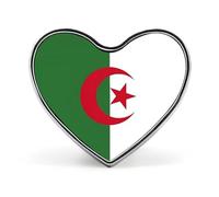 Broche Drapeau De La République Populaire D'Algérie - Boutons De Pudeur Épingles Pour Couvrir Un Chemisier Boutons Invisibles De Sécurité Broches Fixes Pour Sacs T-Shirts Et Autres Vêtements