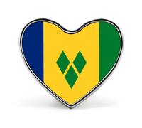 Broche Drapeau De Saint-Vincent-Et-Les-Grenadines - Boutons De Pudeur Épingles Pour Couvrir Un Chemisier Boutons De Sécurité Invisibles Broches Fixes Pour Sacs T-Shirts Et Autres Vêtements