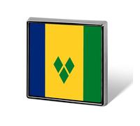 Broche Drapeau De Saint-Vincent-Et-Les-Grenadines - Boutons De Pudeur Épingles Pour Couvrir Un Chemisier Boutons De Sécurité Invisibles Broches Fixes Pour Sacs T-Shirts Et Autres Vêtements
