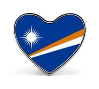 Broche Drapeau Des Îles Marshall Pour Chemises Boutons De Pudeur Épingles Pour Couvrir Un Chemisier Boutons Invisibles De Sécurité Broches Fixes Pour Sacs T-Shirts Et Autres Vêtements