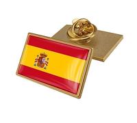 Broche Drapeau Espagne Broche En Émail Drapeau, Épingle À Huile En Gouttes De Cristal, Insignes Du Drapeau Du Monde, Accessoires Pour Vêtements, Écharpe, Broche Art Déco, Grand Millésime, Br