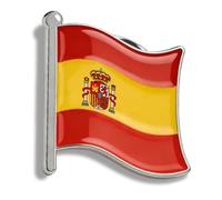 Broche Drapeau National Broche Drapeau National En Acier Inoxydable De Voyage Internationale Pour Souvenir Chapeau Vêtements Sac À Dos Femmes Hommes