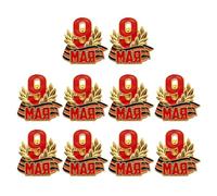 Broche drapeau russe pour collectionneurs et amateurs d'histoire - Broche de récompense de guerre soviétique, One Size, Comme décrit