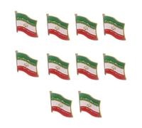 Broche du patrimoine iranien fabriquée avec une technologie avancée d'estampage et une fermeture sécurisée pour vestes de costume, reliques de drapeau de collection, One Size, Comme décrit