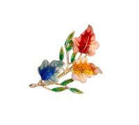 Broche élégante en aiguille d ' érable, bijoux unisexe à la mode pour tenue formelle et décontractée, épingle à revers de sécurité