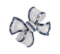 Broche élégante en alliage avec nœud, accessoire de robe, parfait pour assortir une tenue élégante pour femme, taille unique, Comme décrit
