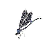 Broche élégante en alliage avec strass à revers - Parfaite pour toutes les tenues avec des étincelles, taille unique, comme décrit