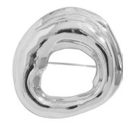 Broche élégante en alliage avec un design creux complexe, bijou de broche unique, parfait pour les fêtes et le chemin quotidien au travail. Broche dorée, Einheitsgröße, comme décrit