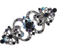 Broche élégante en alliage de fleurs en cristal Accessoire de mode de mariée élégant pour événements spéciaux et cadeaux La broche de mariée vintage, taille unique, comme décrit