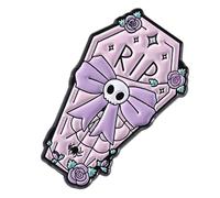 Broche élégante en alliage de métal en forme de tête de mort pour Halloween, bijoux gothiques et accessoires de mode quotidiens, One Size, Comme décrit