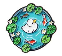 Broche élégante en alliage en forme de bassin pour des accessoires élégants, parfaite pour un usage quotidien, une fête et des cadeaux, avec broche solide en forme de bassin, Einheitsgröße, comme