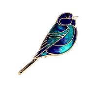 Broche élégante en alliage orné de cristaux, mécanisme sécurisé, parfaite pour un usage quotidien et accessoire de costume broche en forme d'oiseau