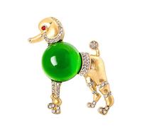 Broche élégante en alliage robuste plaqué pour chien, accessoire portable pour costumes, écharpes, tenues, broche élégante pour chien, taille unique, Comme décrit