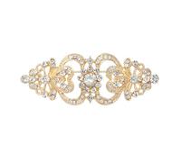 Broche élégante en cristal pour mariée Design vintage Fête de mariage Cadeaux d'anniversaire avec boîte à bijoux Utilisation quotidienne Broche de mariée vintage, taille unique, comme décrit