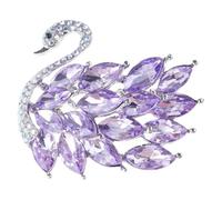 Broche élégante en forme d'animal - Accessoire accrocheur pour vêtements - Convient pour diverses occasions - Broche en alliage durable, taille unique, Comme décrit