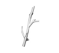 Broche élégante en forme de branche de fleurs pour femmes à la mode Décoration de poitrine Vêtements quotidiens Broche en forme de branche Insert floral, taille unique, comme décrit