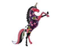 Broche élégante en forme de cheval pour accessoiriser un look rétro vintage en alliage pour corsage pour donner des occasions, One Size, Comme décrit