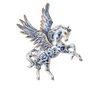 Broche élégante en forme de cheval, symbole zodiacal chinois, symbole du courage, tendance, cadeau de l'année, One Size, Comme décrit