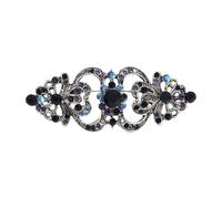 Broche élégante en forme de fleur en cristaux pour mariée - Design vintage - Cadeau d'anniversaire - Avec boîte à bijoux - Utilisation quotidienne - Broche en cristal, One Size, Comme décrit