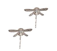 Broche élégante en forme de libellules - Bijoux en alliage - Accessoires de manteau pour un usage quotidien et des occasions spéciales - Broche pour femme
