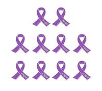 Broche élégante en forme de ruban avec lettre d'espoir polyvalente pour un usage quotidien et offrir en cadeau en alliage robuste, One Size, Comme décrit