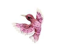 Broche élégante en forme d'oiseau de style chinois pour sacs à dos et accessoires de vêtements, idéale pour les enfants et les adultes, bijoux de culture orientale, taille unique, Comme décrit