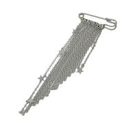 Broche élégante en métal avec effet superposé pour ajouter du charme à vos manteaux, sacs et divers vêtements, taille unique, Comme décrit