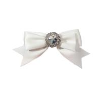 Broche élégante en strass avec nœud papillon - Broche élégante pour cravate, pull, manteau et plus encore, Métal