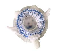 Broche élégante en tissu avec oreilles et queue de chat pour décoration de vêtements faite à la main, taille unique, Comme décrit