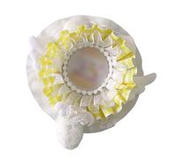 Broche élégante en tissu avec oreilles et queue de chat pour décoration de vêtements faite à la main, taille unique, Comme décrit