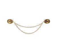 Broche élégante et multifonctionnelle en forme de fleur, en alliage, pour les amateurs de décoration de vêtements, broche de chaîne unique, taille unique, Comme décrit