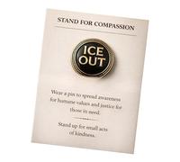 Broche élégante Mercy en métal pour occasions formelles et usage quotidien pour la compassion, taille unique, Comme décrit