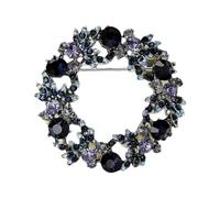 Broche élégante multifonction, magnifique broche en forme de fleur, broche délicate, parfaite pour les amateurs de mode, accessoire de mariage scintillant, taille unique, Comme décrit