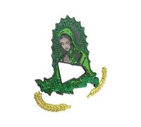 Broche élégante pour décoration de chapeau pour les adeptes de la religion de la Vierge Bijoux Symbole religieux Épingles à chapeau Accessoire tendance, taille unique, Comme décrit