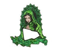 Broche élégante pour décoration de chapeau pour les fidèles de la religion de la Vierge Bijoux Symbole religieux Épingles Accessoire d'embellissement pour les croyants, taille unique, Comme décrit