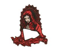 Broche élégante pour décoration de chapeau pour les fidèles de la religion de la Vierge Bijoux Symbole religieux Épingles Accessoire d'embellissement pour les croyants, taille unique, Comme décrit