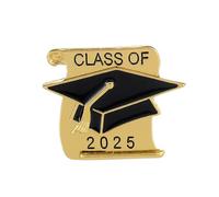 Broche élégante pour remise de diplôme, capuchons de finition magnifiquement conçus, épingle, ornement, embellissement de cérémonie, bijou de fin d'études élégantes, Standard, Acier allié