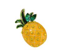 Broche élégante sur le thème des fruits en alliage de qualité supérieure - Insigne de fruits robuste - Idéal pour différents styles et occasions - Broche résistante à la rouille, taille unique, Comme