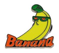 Broche Émaillée Fruits Banane en Alliage, Pin's Adorable Jaune