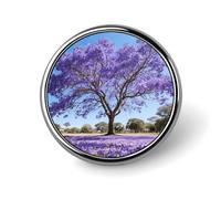 Broche émaillée représentant un langur bondissant, en métal rond. Badge décoratif pour vêtements, chapeaux et sacs.