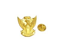 Broche emblème national de la République du Soudan pour homme et femme Broche en acier inoxydable