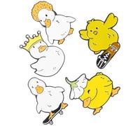 Broche en Alliage Caneton Dessin Animé, Lot de 1 Set de Set de