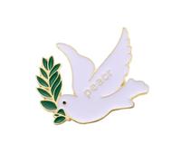 Broche en alliage de colombes de paix pour ajouter du plaisir et de la personnalité pour les jeunes adultes qui aiment les accessoires distinctifs