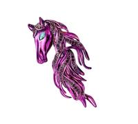 Broche en alliage de dessins de chevaux, matériaux pour le travail, événement, usage quotidien, trois couleurs choix, accessoire de broche élégant